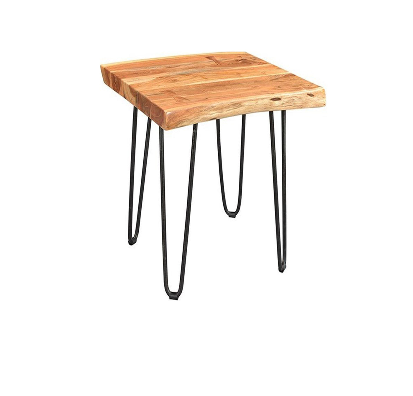 Live Edge Solid Wood Side Table