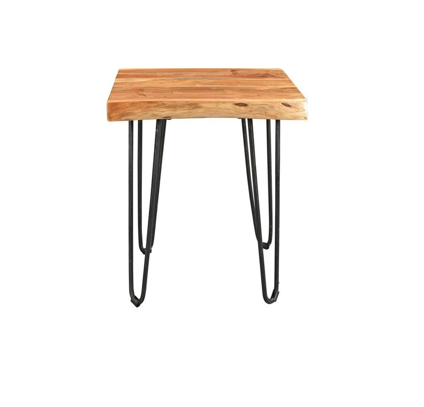 Live Edge Solid Wood Side Table